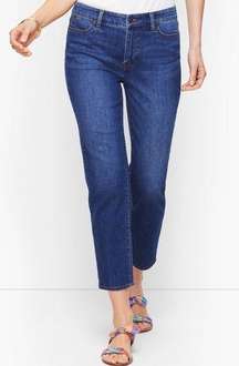 Talbots Flawless Straight Crop Jeans 8