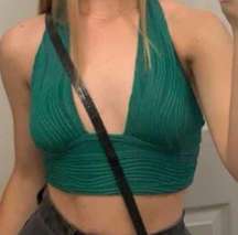 Marilyn Monroe Green Halter Top