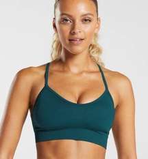 Gymshark Swear Seamless bra in Winter Teal