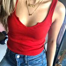 Trishna Tank Top in Red