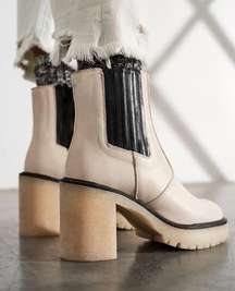 Cream James Chelsea Boots