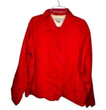 Vintage Bermuda Run Red Nylon Windbreaker Jacket