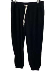 n:Philanthropy Sweatpants Black Cotton Distressed Size Large New