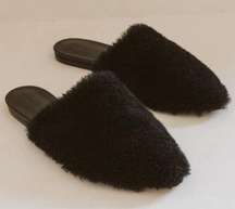 NEW Jenni Kayne Shearling Mule Black