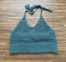 Crochet Halter Crop Top