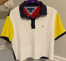 Color Block Short Sleeve Polo