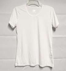 32 Degrees Cool White Athletic Breathable Short Sleeve Top Size Medium