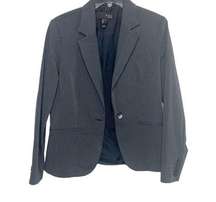 MNG black pin striped blazer size 10 EUC