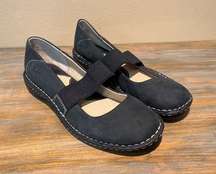 BOC Born Concept Malinda Slip On Mary Jane Shoes Black Comfort Womens 7M