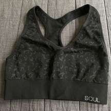 Soul by SoulCycle Cheetah Print Bra