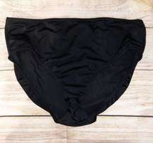 Coldwater Creek Black Bikini Bottoms Size 8