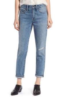 Treasure & Bond Grant Boyfriend Crops Mid Rise NWT