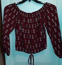 Off the Shoulder Blouse Size Small