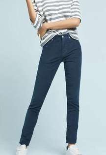 NWT The Cords & Co “Hey” Corduroy Low Rise Skinny Pants in Raw Indigo size 28/32