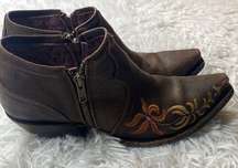 Charlie 1 Horse western ankle boots 8