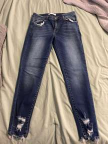 KanCan Distressed Skinny Jeans