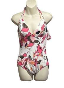 NWOT DKNY floral swimsuit