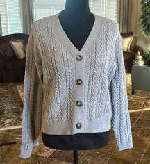 NWOT CYRUS chunky knit short cardigan