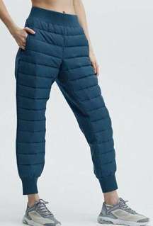 NWT FABLETICS Aspen Puffer Jogger COLOR: BLUE NOVA