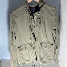 American Eagle Outfitters Army Green Cargo Jacket