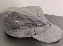 D&Y Elastafit Cotton Cap Grey and Gold Corps Hat