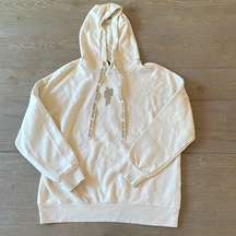 Billie Eilish concert hoodie light yellow oversized size L