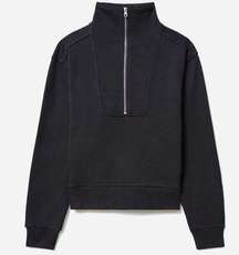 The Track Black Half-Zip Size XS