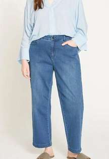 Universal Standard Elastic Waist Weekend Jeans in True Blue