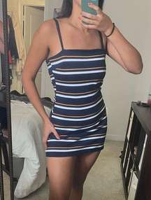 Pacsun Striped BodyCon Dress Size Medium