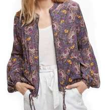 Balloon Sleeve Bomber Jacket Medium