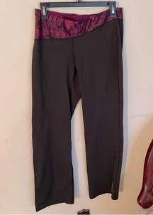 Brooks Glycerin Pants III Black Active Wide Leg Yoga Pant Size Medium