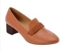 NIB Comfortview Dallas Heeled Loafers in Antique Copper 9.5WW