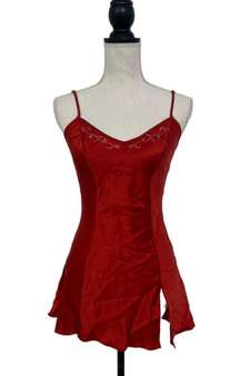 Red Victorias Secret Slip Dress