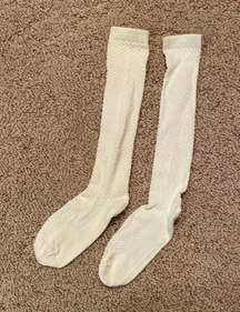 ‼️Cream / Off-White Boot Socks‼️