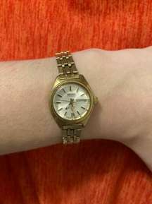 Woman’s vintage 21 jeweled 1970s gold plated  Hi beat automatic watch