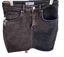 Zara Basic Denim By TFR Women’s Black Denim Mini Skirt Size M