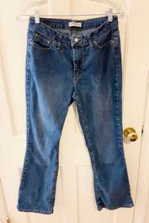 Riders bootcut dark wash cotton petite jean