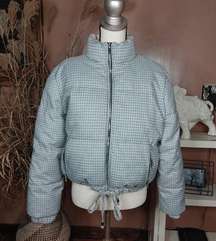 American Eagle Outfitters AEO AE Size Medium M Puffer Cropped Coat Reversible