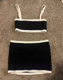 black skirt set