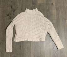 Cropped Neck Sweater 