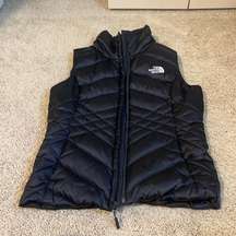 North Face black vest