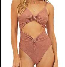 NWOT Beach Riot Aviva One Piece Swimsuit Desert Mirage