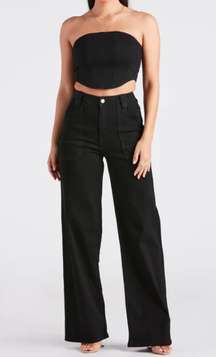 Black Wide Leg Jeans