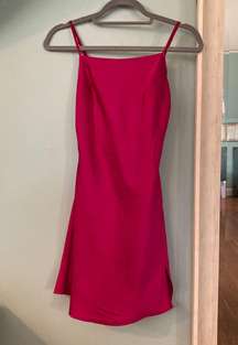 S Silky Hot Pink Dress From RockNRags