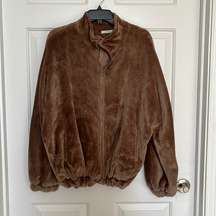 Oversized Size Small Brown Jacket