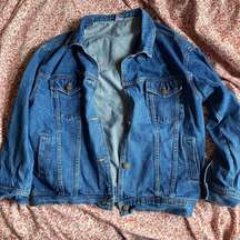 oversized denim jacket