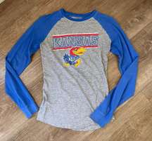 Pro  Kansas University Jayhawks long sleeve tee T-shirt NCAA Women’s size M