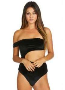 NWT Radio Fiji Tiburon Bandeau Monokini One Piece Cutout Swimsuit