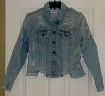 Destroyed Denim Jacket (runs small)