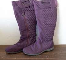 Patagonia Fiona Quilted Boots Deep Plum